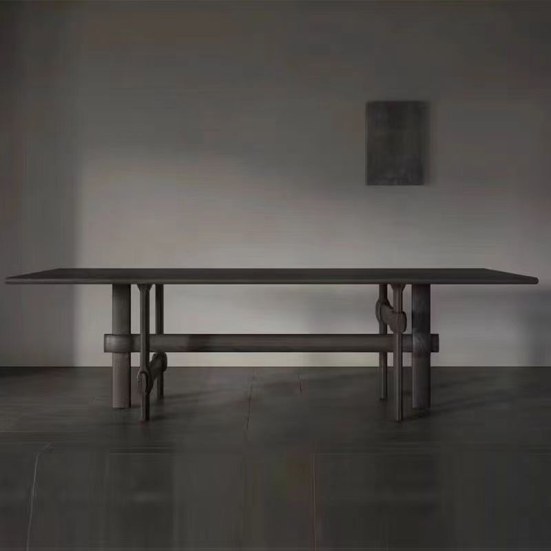 dining table wabi sabi wooden square