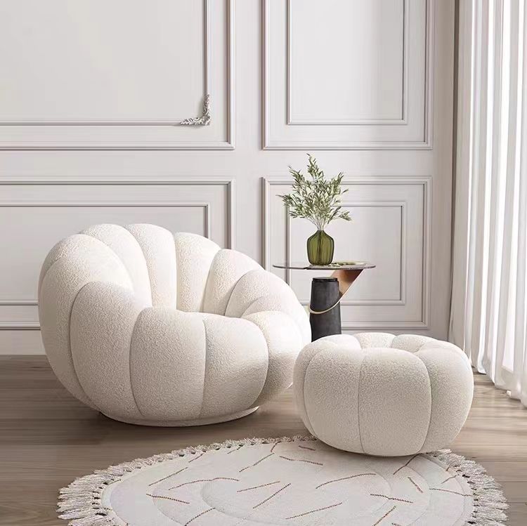 accent chair pumpkin design modern luxury