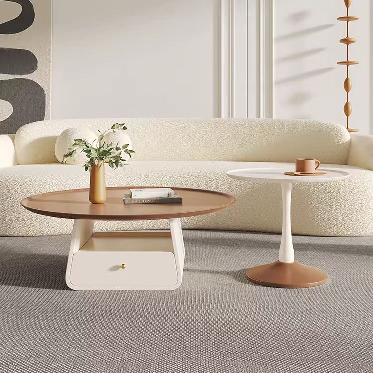 coffee table nordic cream wooden