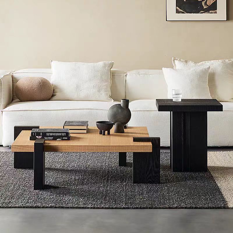 coffee table wooden square