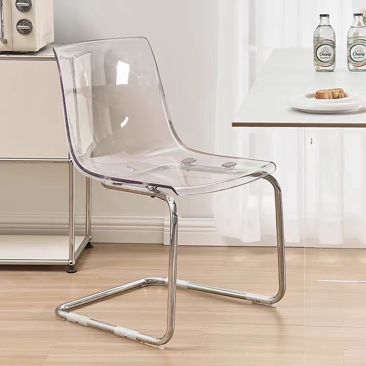 Dining Chair Simple and Transparent Acrylic Style