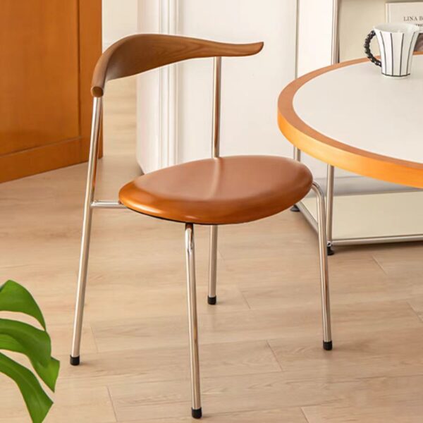 Gaoliang Dining Chair Italian Round Cushion OEM/ODM(YZ40)