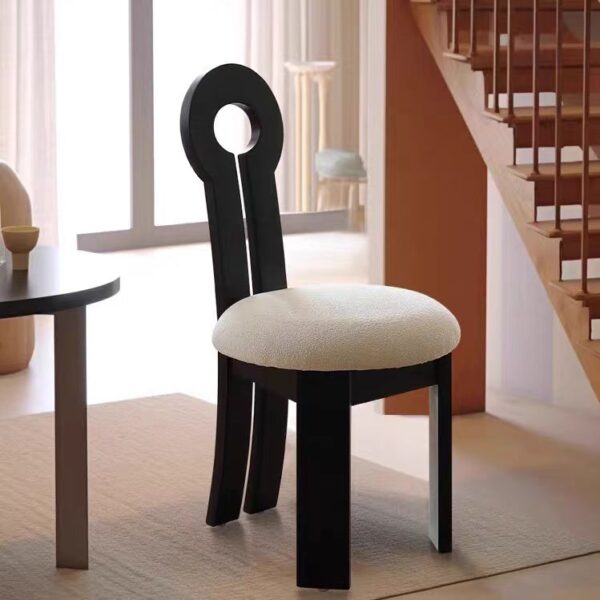 Dining Chair Creative key Shaped Backrest