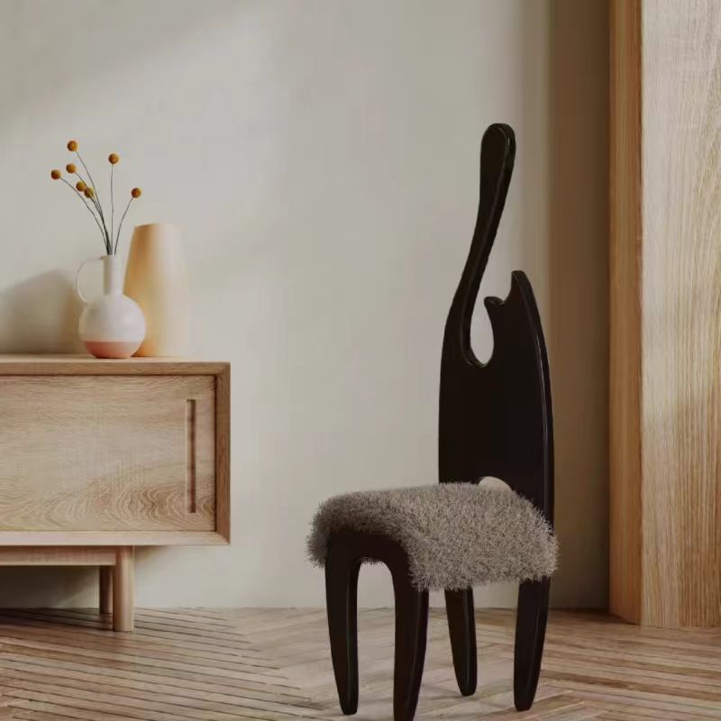 dining chair wabi sabi solid wood creative design