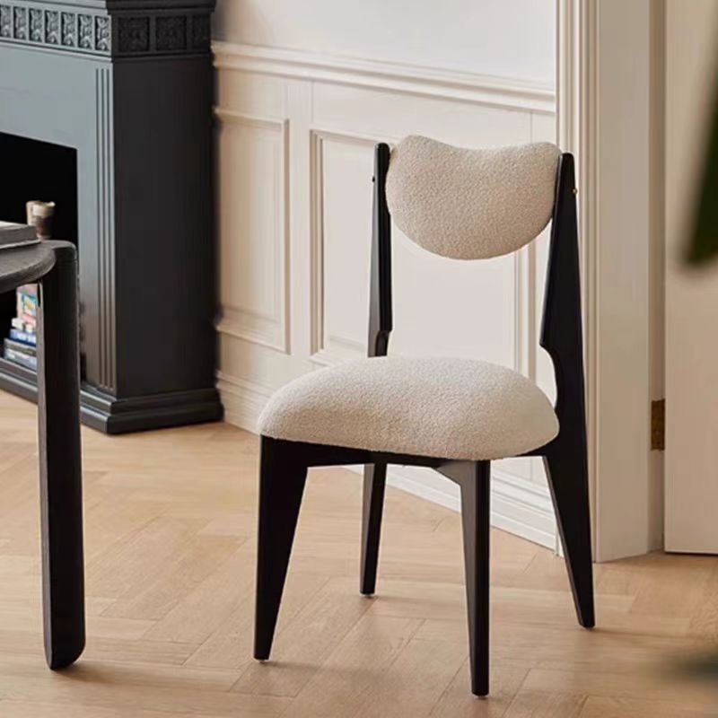 dining chair solid wood frame light luxury soft