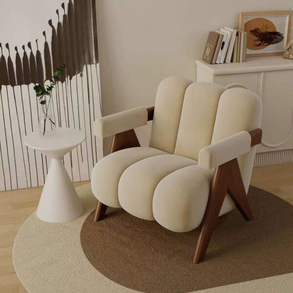 Accent Chair French Minimalist Design