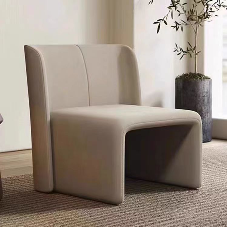 Accent Chair Square Minimalist Style