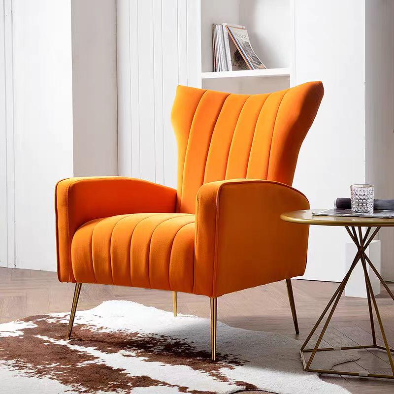 Accent Chair Modern High Backrest