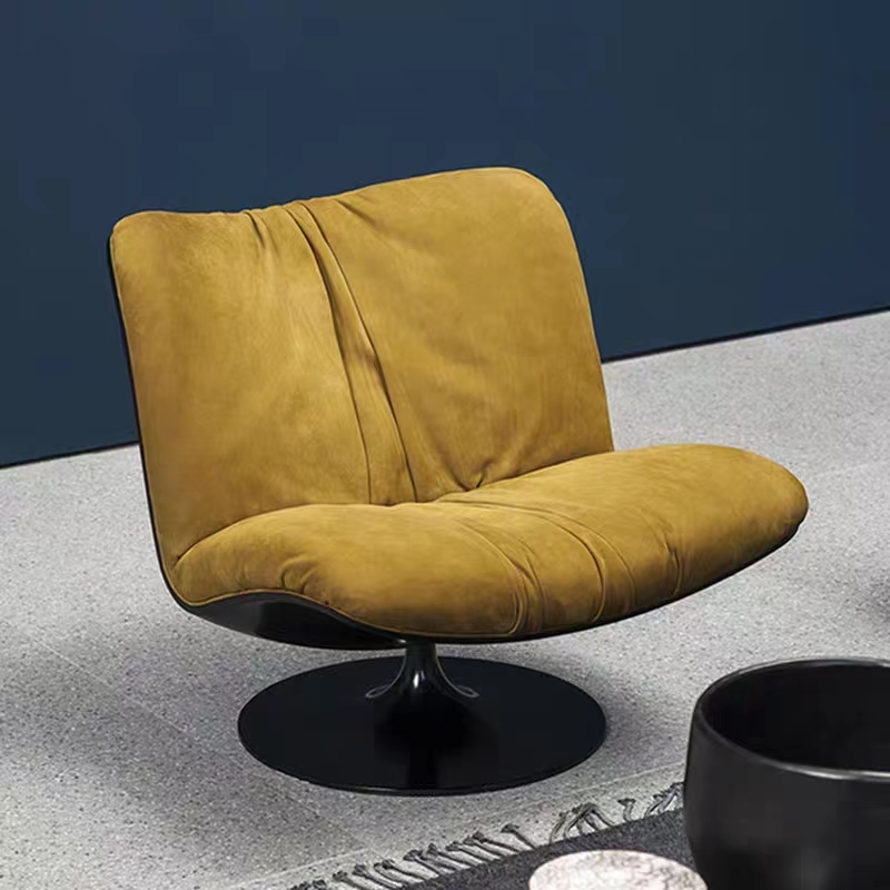 accent chair rotating modern fiberglass cloth