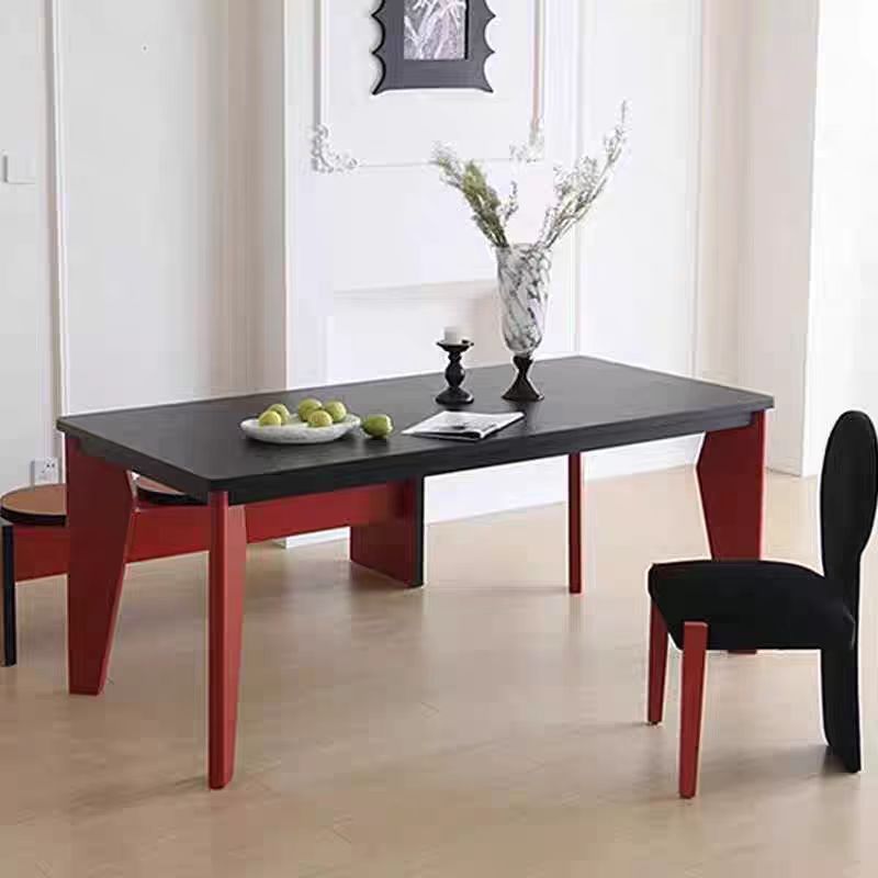 dining table modern creative solid wood design OEM/ODM