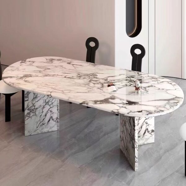 dining table modern light luxury stone top OEM/ODM