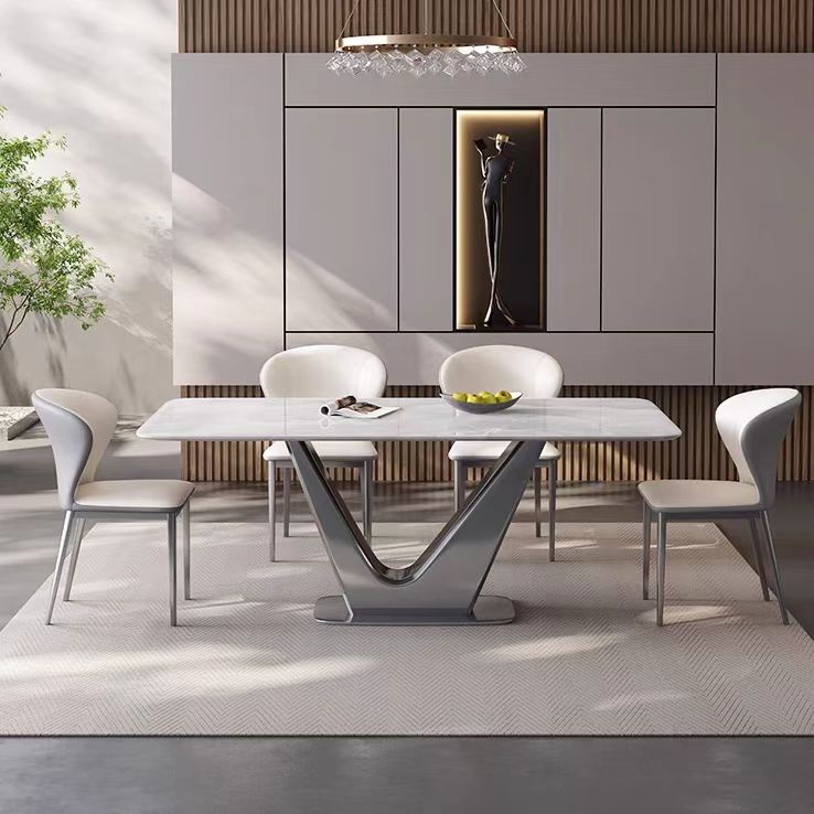 dining table hot selling modern minimalist stone top OEM/ODM