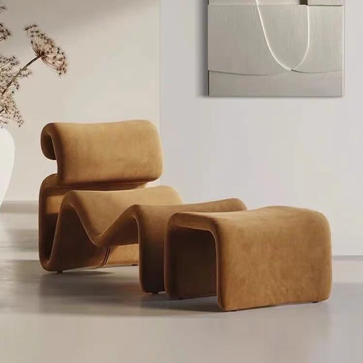 accent chair modern creative folding and bending design