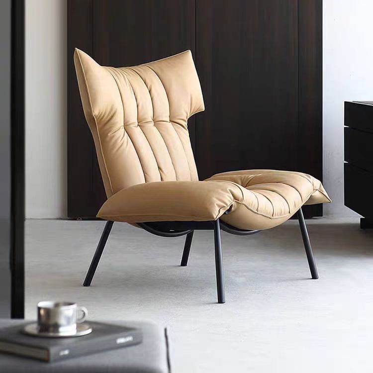 accent chair modern minimalist leather