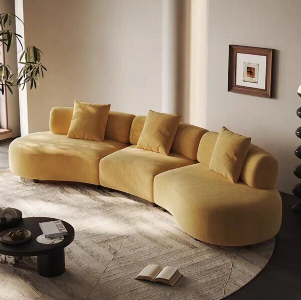 Arc sofa modern style