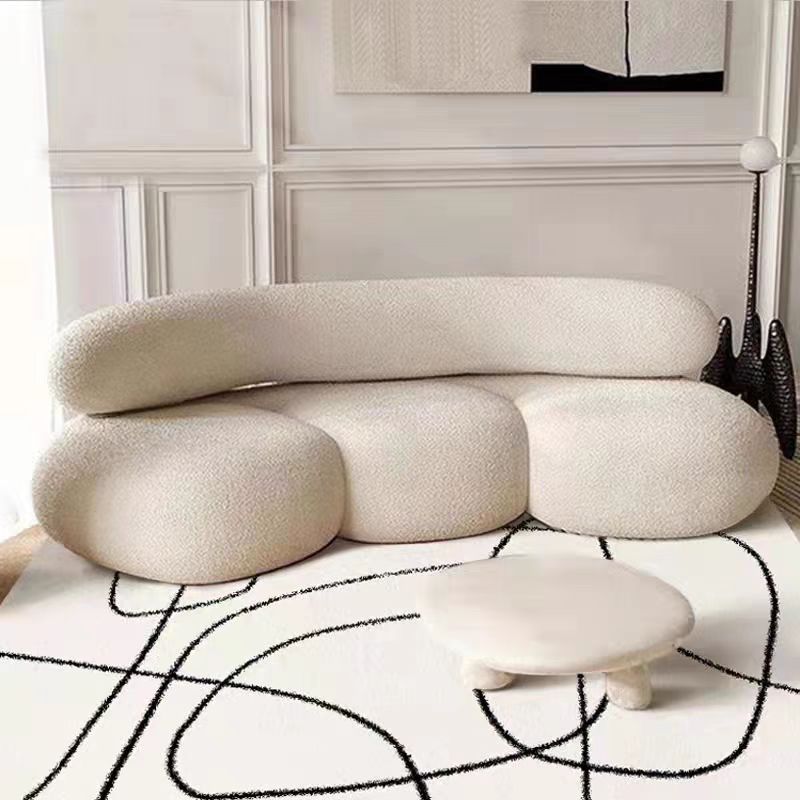 sofa modern cream nordic light luxury