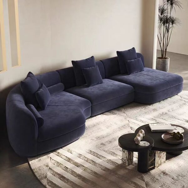 sofa Italian corner modern light luxury