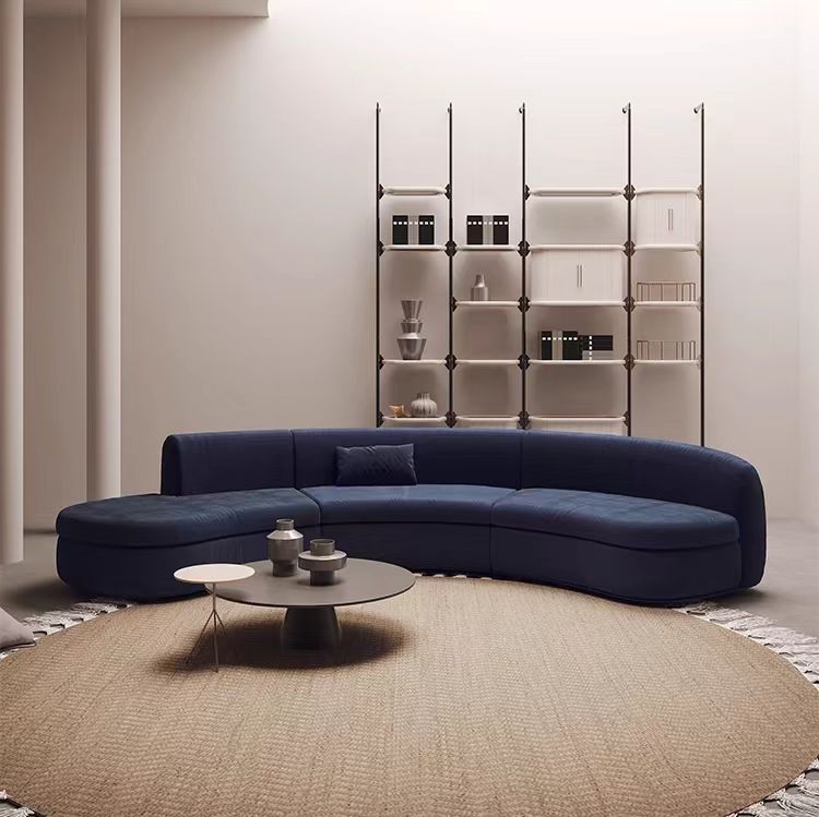 sofa semicircle arc modern luxury