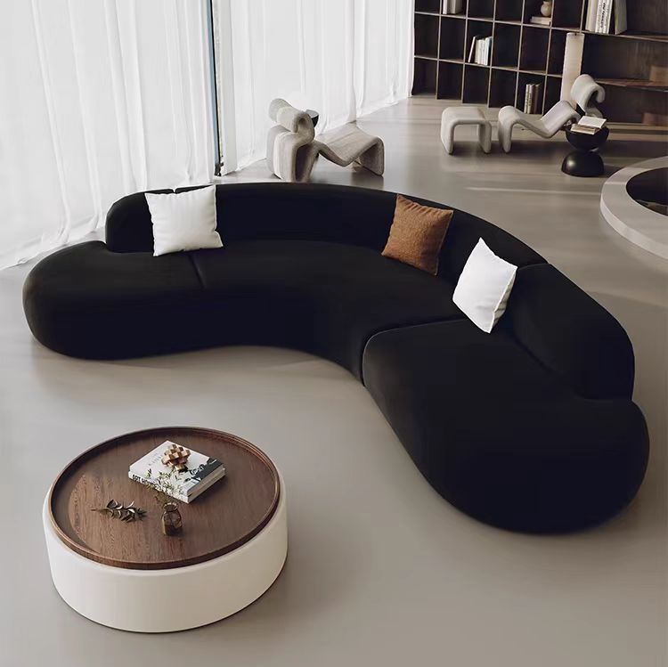 sofa modern curved corner sofa