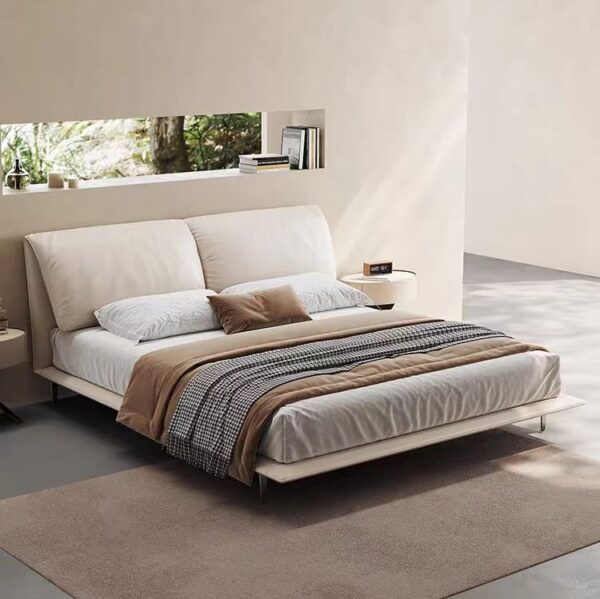 bed floating modern cream elephant ear soft OEM/ODM