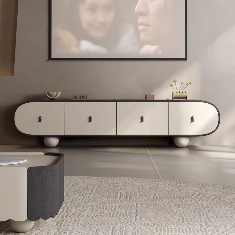 TV cabinet modern nordic wooden storage OEM/ODM
