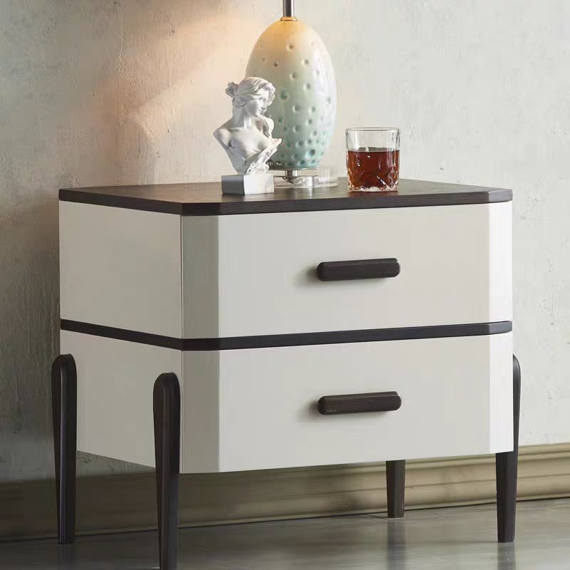 night stand bedside table modern minimalist wooden storage OEM/ODM