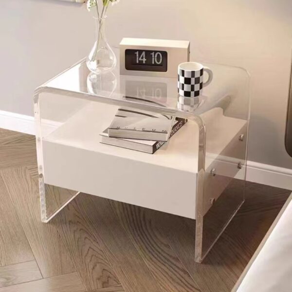 night stand bedside table modern acrylic fashion simple OEM/ODM