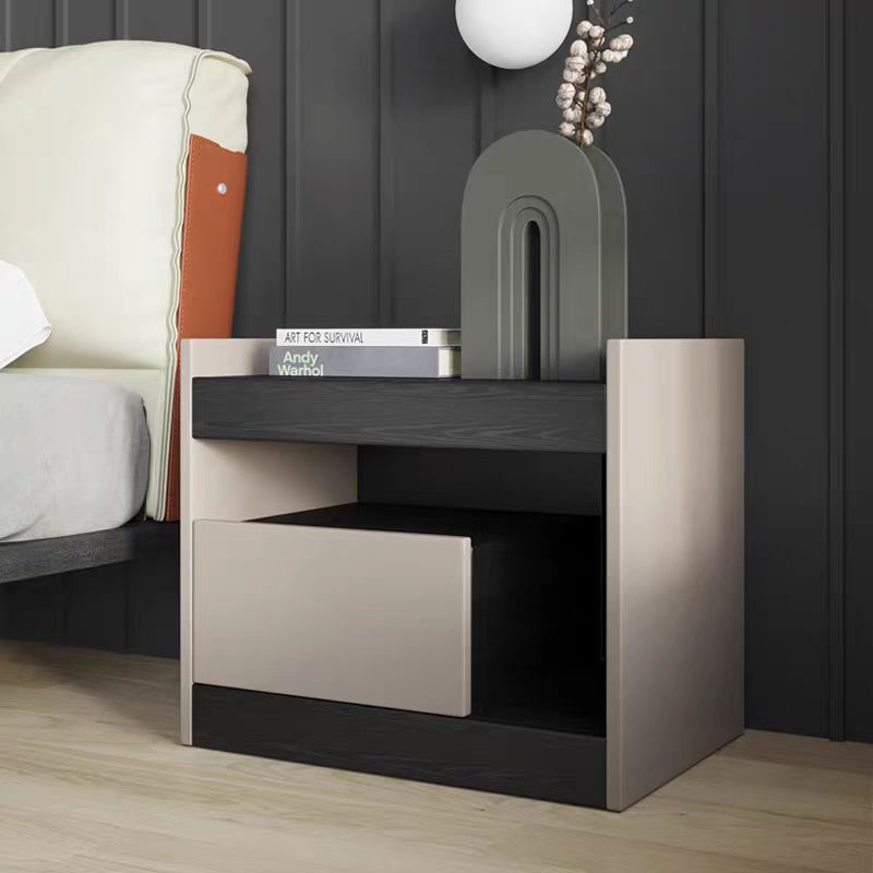 night stand bedside table modern nordic wooden storage OEM/ODM